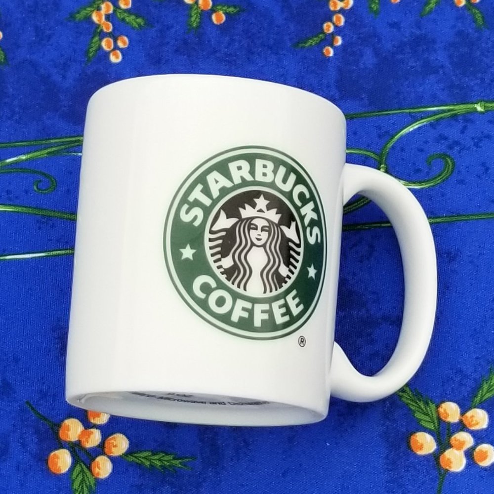 Starbucks 2005 Mermaid Logo Mug 9 oz